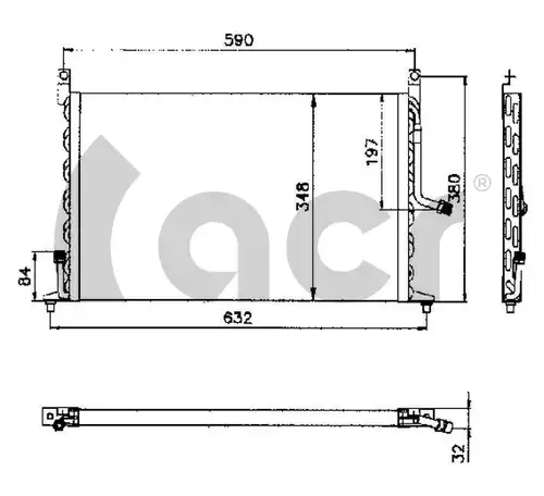 кондензатор, климатизация ACR 300162