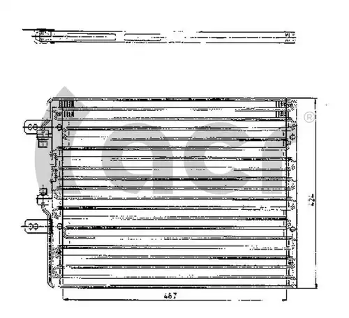 кондензатор, климатизация ACR 300216