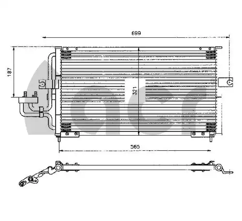 кондензатор, климатизация ACR 300256
