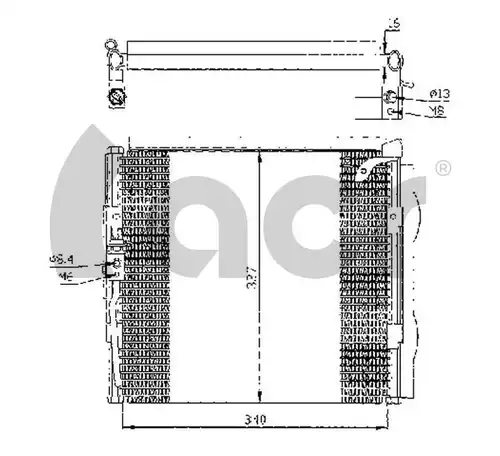 кондензатор, климатизация ACR 300302
