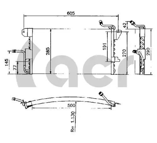 кондензатор, климатизация ACR 300405