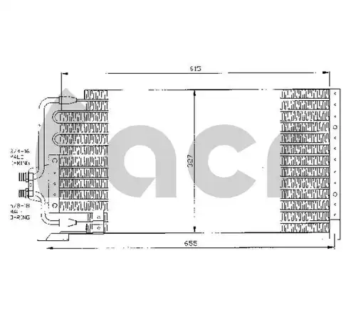 кондензатор, климатизация ACR 300413