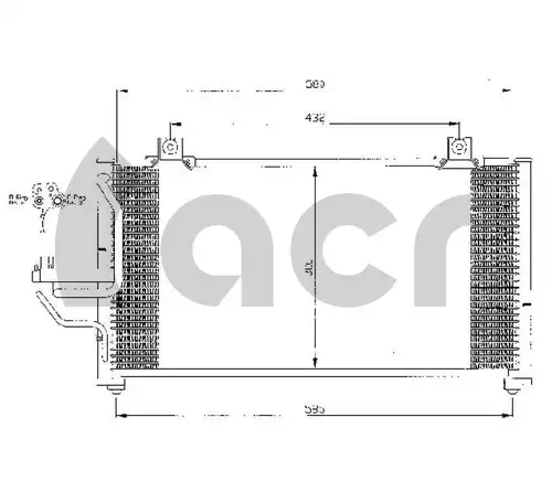 кондензатор, климатизация ACR 300425