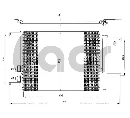 кондензатор, климатизация ACR 300437