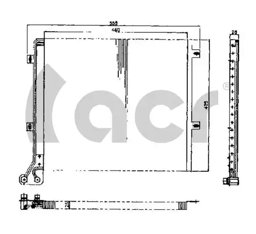 кондензатор, климатизация ACR 300444