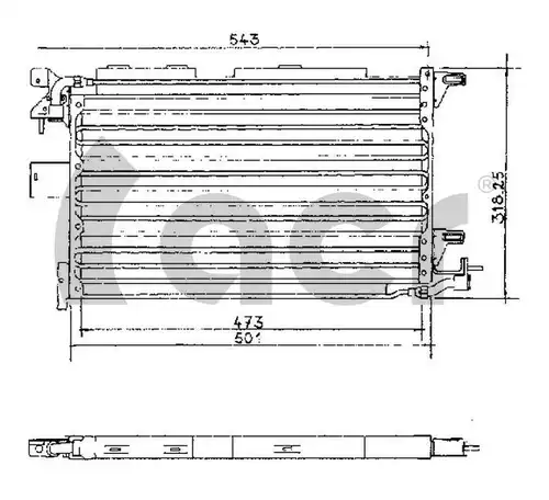 кондензатор, климатизация ACR 300446