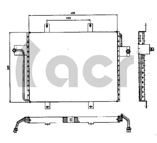 кондензатор, климатизация ACR 300452