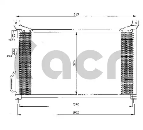 кондензатор, климатизация ACR 300469