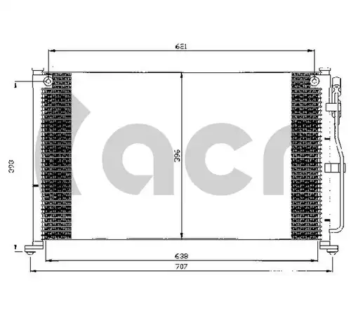 кондензатор, климатизация ACR 300545