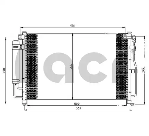 кондензатор, климатизация ACR 300546