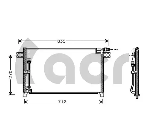 кондензатор, климатизация ACR 300661