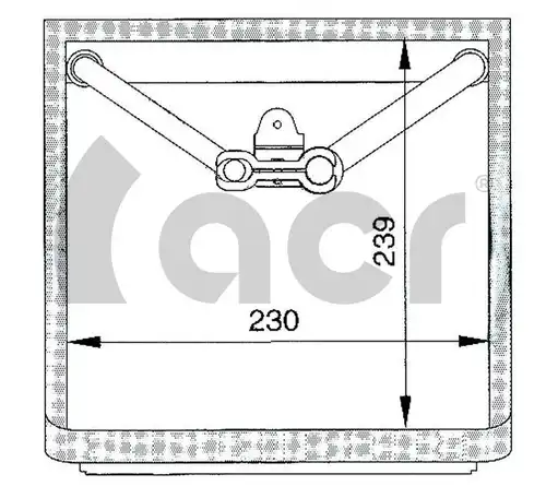 изпарител, климатична система ACR 310024