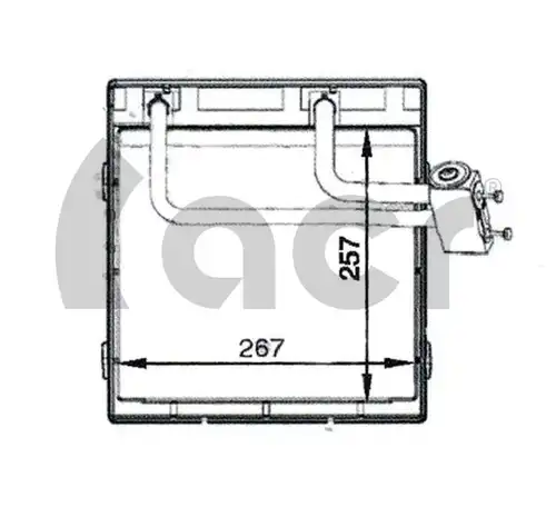 изпарител, климатична система ACR 310042