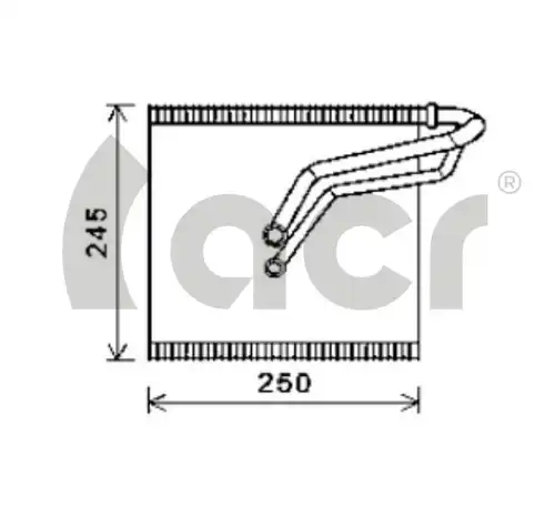 изпарител, климатична система ACR 310197