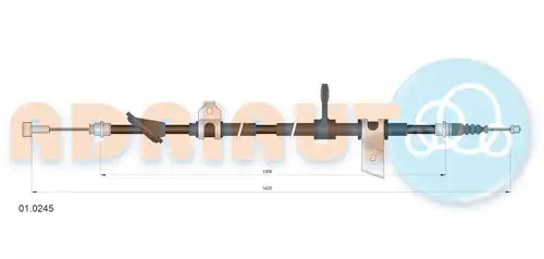 жило за ръчна спирачка ADRIAUTO 01.0245