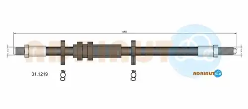 спирачен маркуч ADRIAUTO 01.1219