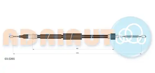 жило за ръчна спирачка ADRIAUTO 03.0265