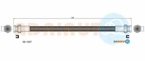 спирачен маркуч ADRIAUTO 09.1207