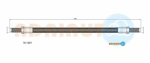 спирачен маркуч ADRIAUTO 10.1201