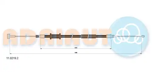жило за ръчна спирачка ADRIAUTO 11.0219.2