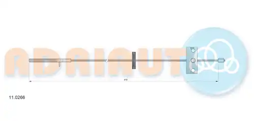 жило за ръчна спирачка ADRIAUTO 11.0266