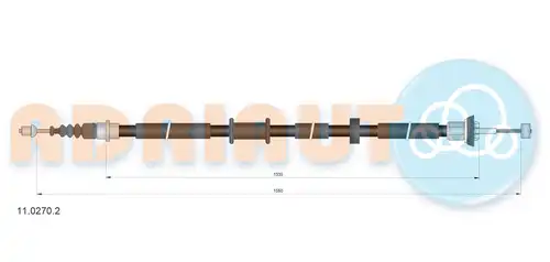 жило за ръчна спирачка ADRIAUTO 11.0270.2