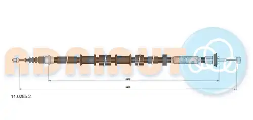 жило за ръчна спирачка ADRIAUTO 11.0285.2