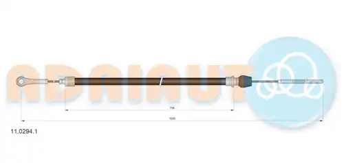 жило за ръчна спирачка ADRIAUTO 11.0294.1