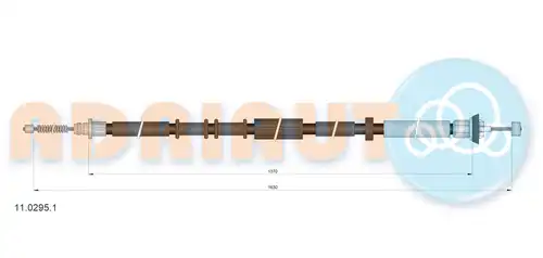 жило за ръчна спирачка ADRIAUTO 11.0295.1
