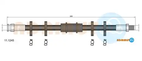 спирачен маркуч ADRIAUTO 11.1245