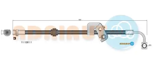 спирачен маркуч ADRIAUTO 11.1261.1