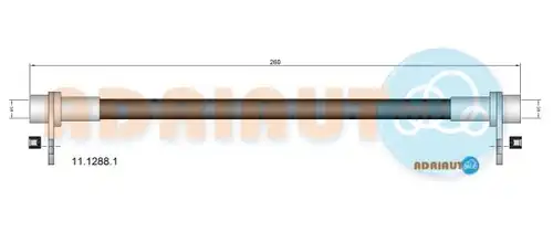 спирачен маркуч ADRIAUTO 11.1288.1