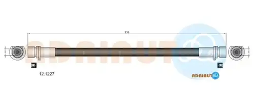 спирачен маркуч ADRIAUTO 12.1227