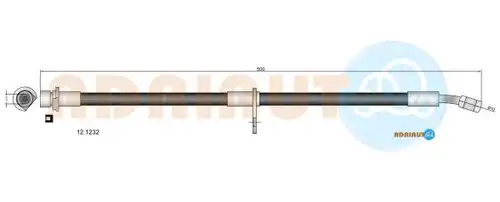 спирачен маркуч ADRIAUTO 12.1232