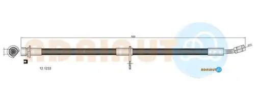 спирачен маркуч ADRIAUTO 12.1233
