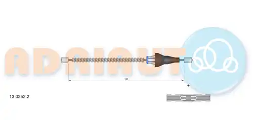 жило за ръчна спирачка ADRIAUTO 13.0252.2