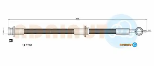 спирачен маркуч ADRIAUTO 14.1200