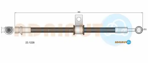 спирачен маркуч ADRIAUTO 23.1228