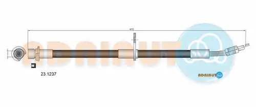 спирачен маркуч ADRIAUTO 23.1237