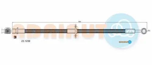 спирачен маркуч ADRIAUTO 23.1239