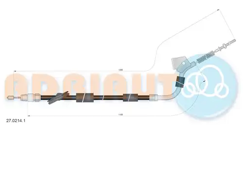 жило за ръчна спирачка ADRIAUTO 27.0214.1