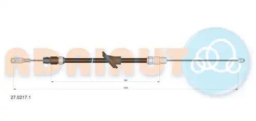 жило за ръчна спирачка ADRIAUTO 27.0217.1