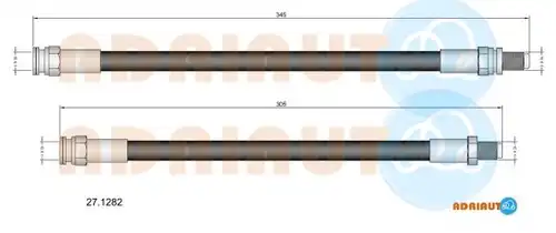 спирачен маркуч ADRIAUTO 27.1282