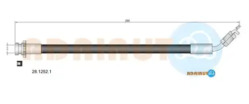 спирачен маркуч ADRIAUTO 28.1252.1