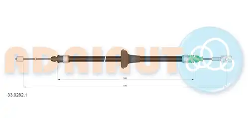 жило за ръчна спирачка ADRIAUTO 33.0282.1