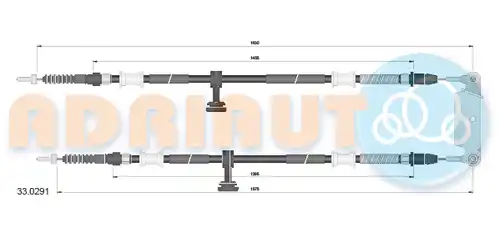жило за ръчна спирачка ADRIAUTO 33.0291