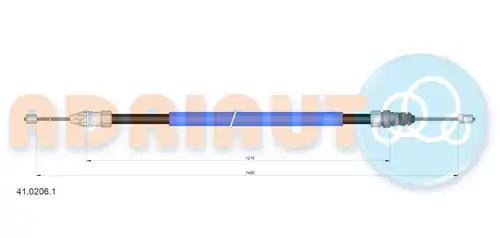 жило за ръчна спирачка ADRIAUTO 41.0206.1