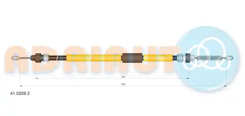 жило за ръчна спирачка ADRIAUTO 41.0209.2