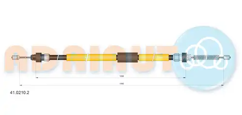 жило за ръчна спирачка ADRIAUTO 41.0210.2