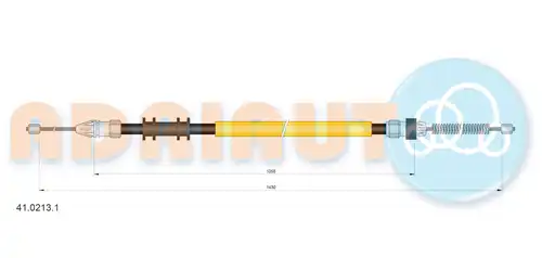 жило за ръчна спирачка ADRIAUTO 41.0213.1